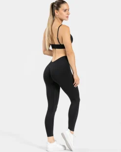 Discount Legging dos en V Covert scrunch Essence « Noir » Femme Leggings