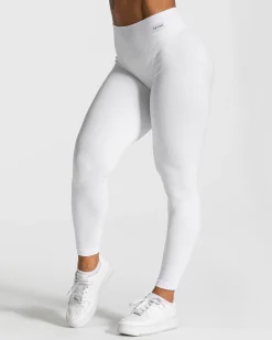 Best Legging Elegant Scrunch « blanc » Femme Leggings