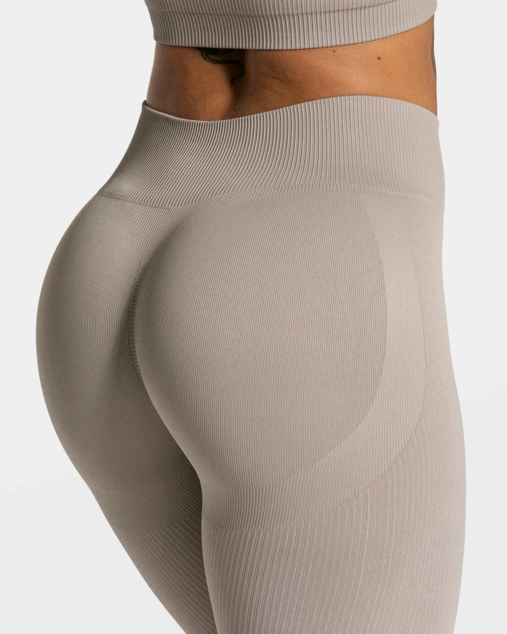 Sale Legging Elegant Scrunch « gris pierre » Femme Leggings