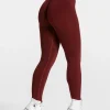 Clearance Legging Femme Sculpt scrunch « bordeaux » Femme Leggings