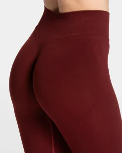 Clearance Legging Femme Sculpt scrunch « bordeaux » Femme Leggings