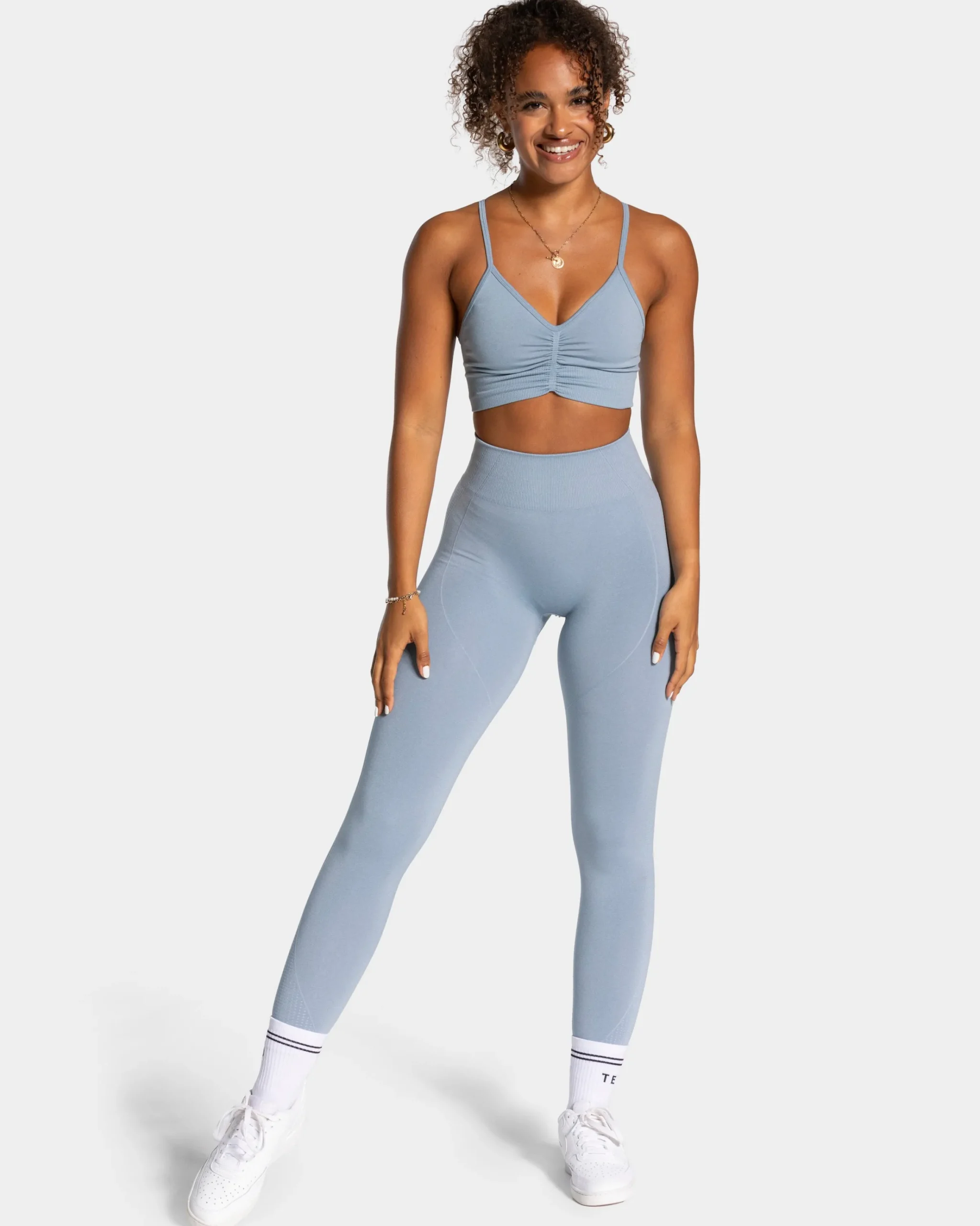 Outlet Legging Focus Scrunch « bleu acier » Femme Leggings