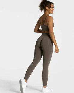New Legging Focus Scrunch « taupe » Femme Leggings