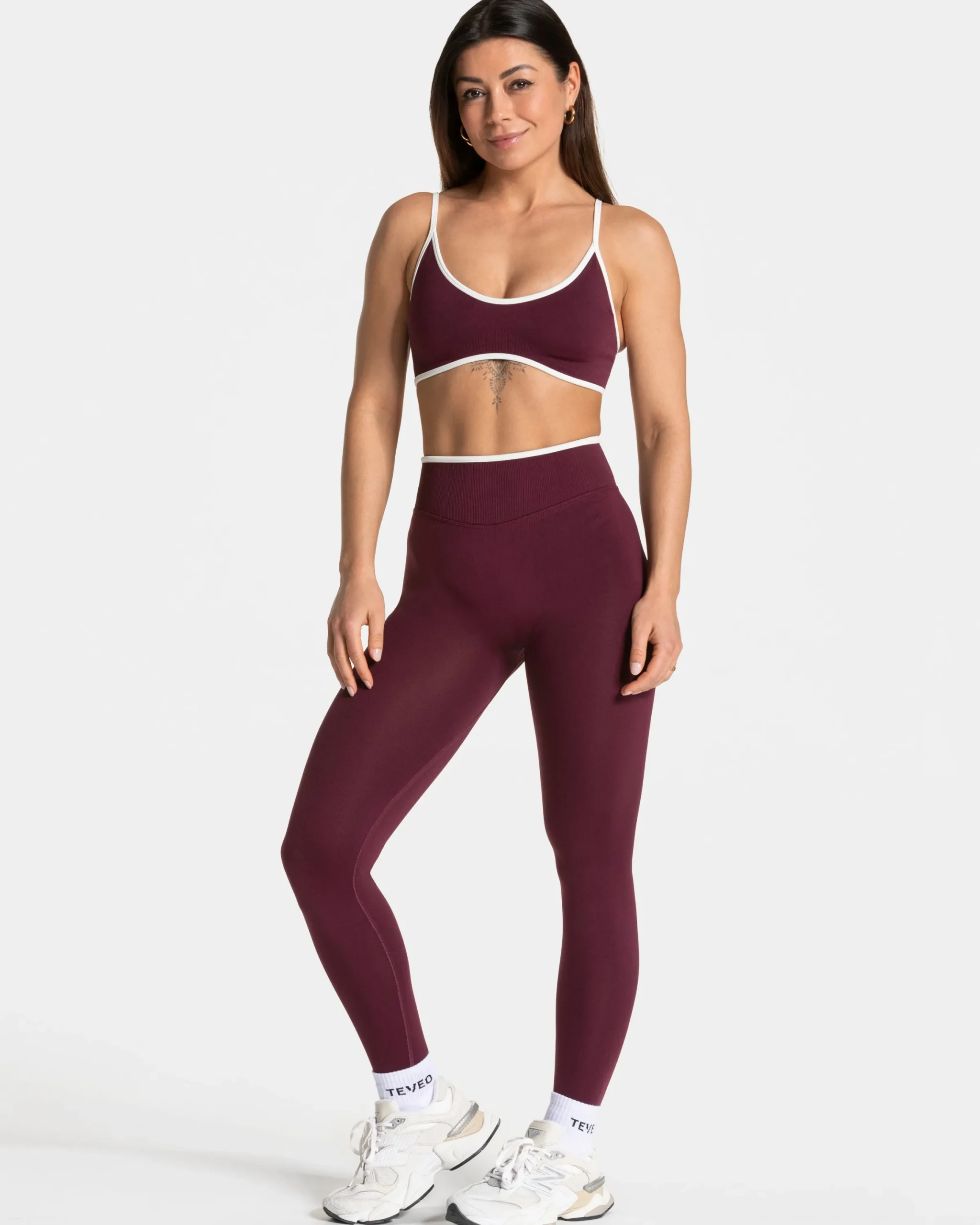 Outlet Legging Ignite Sculpt scrunch « prune » Femme Leggings