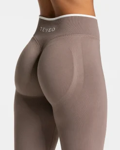 Hot Legging Ignite Sculpt scrunch « moka » Femme Leggings