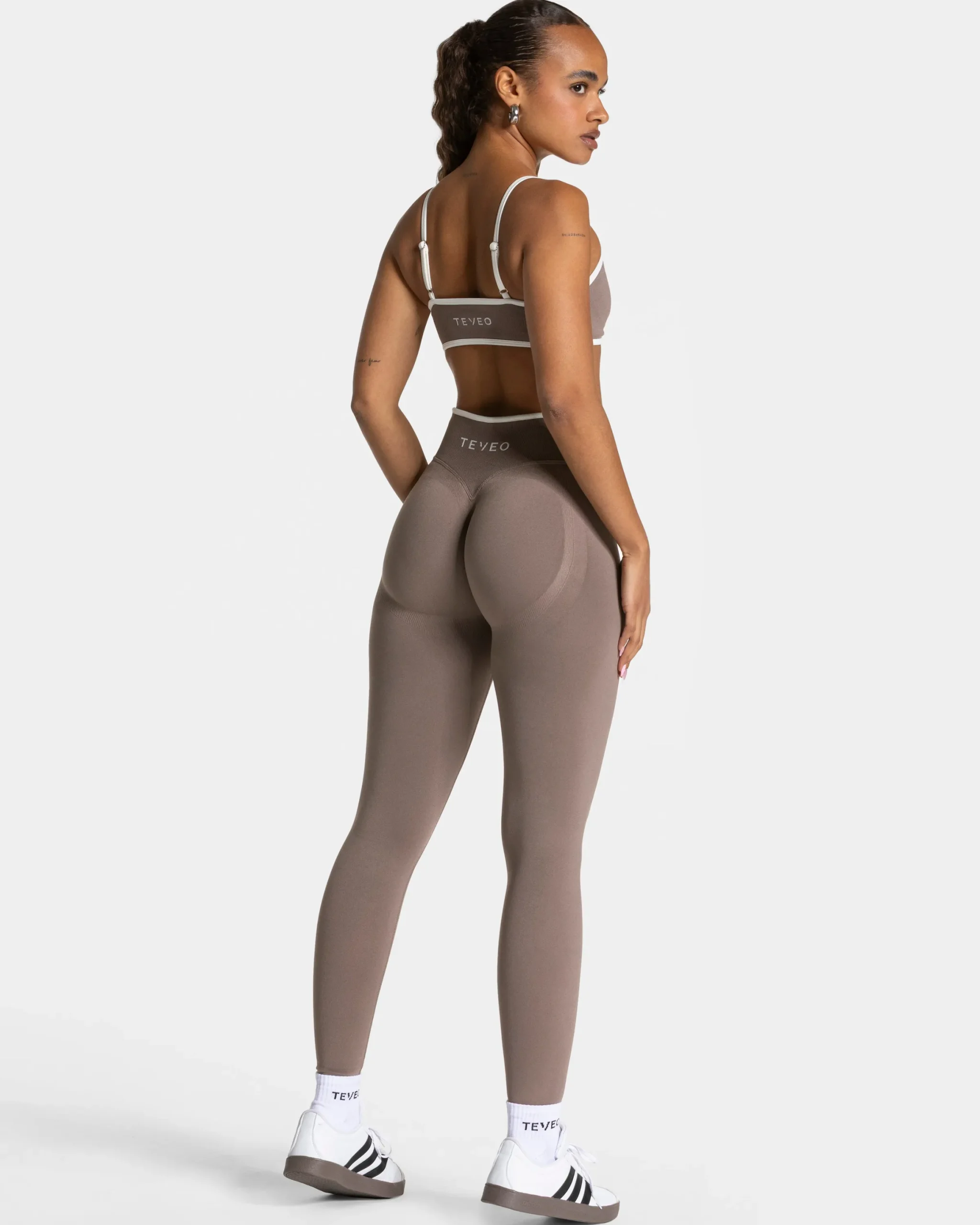 Hot Legging Ignite Sculpt scrunch « moka » Femme Leggings