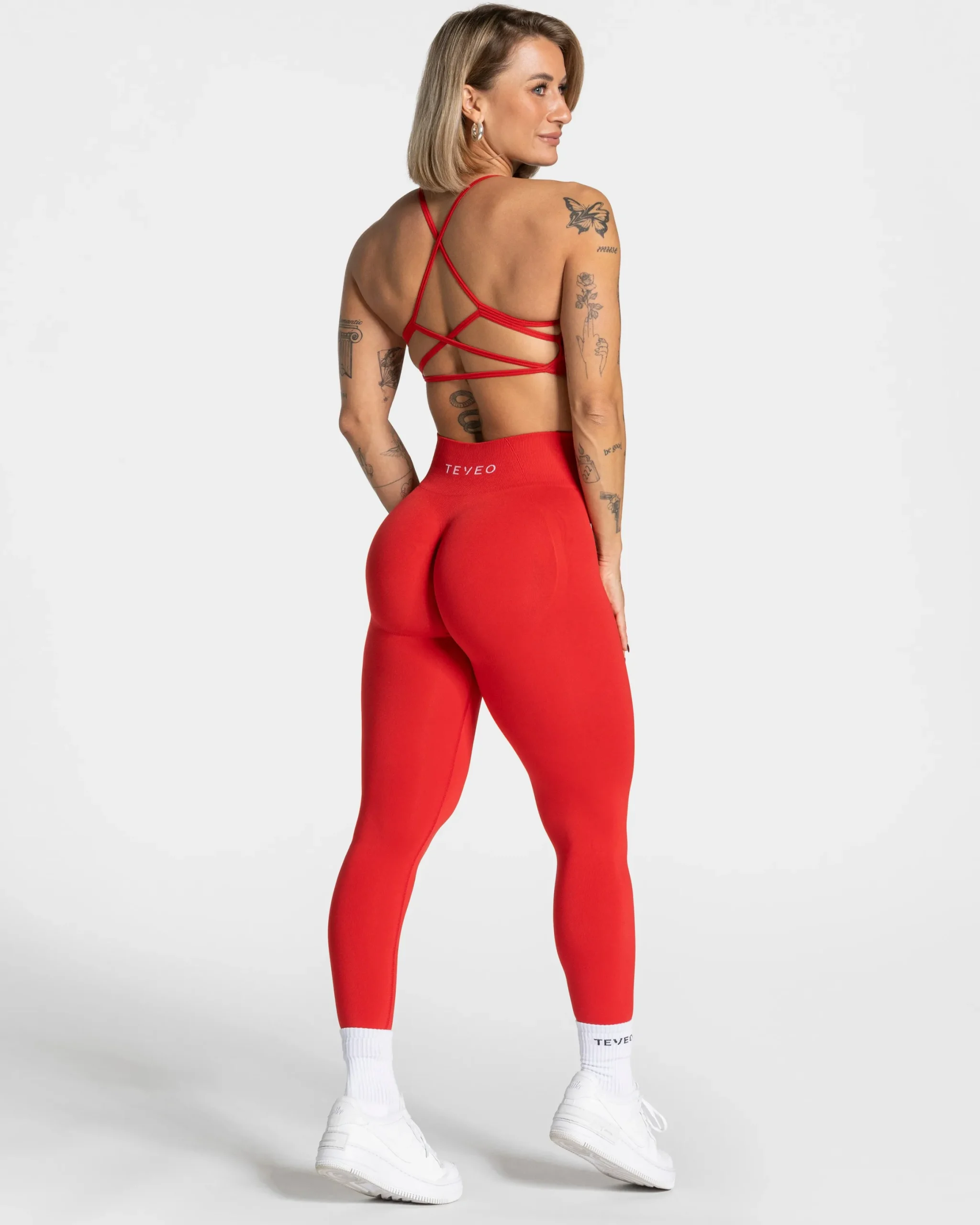 Hot Legging Pure Covert Scrunch « rouge » Femme Leggings