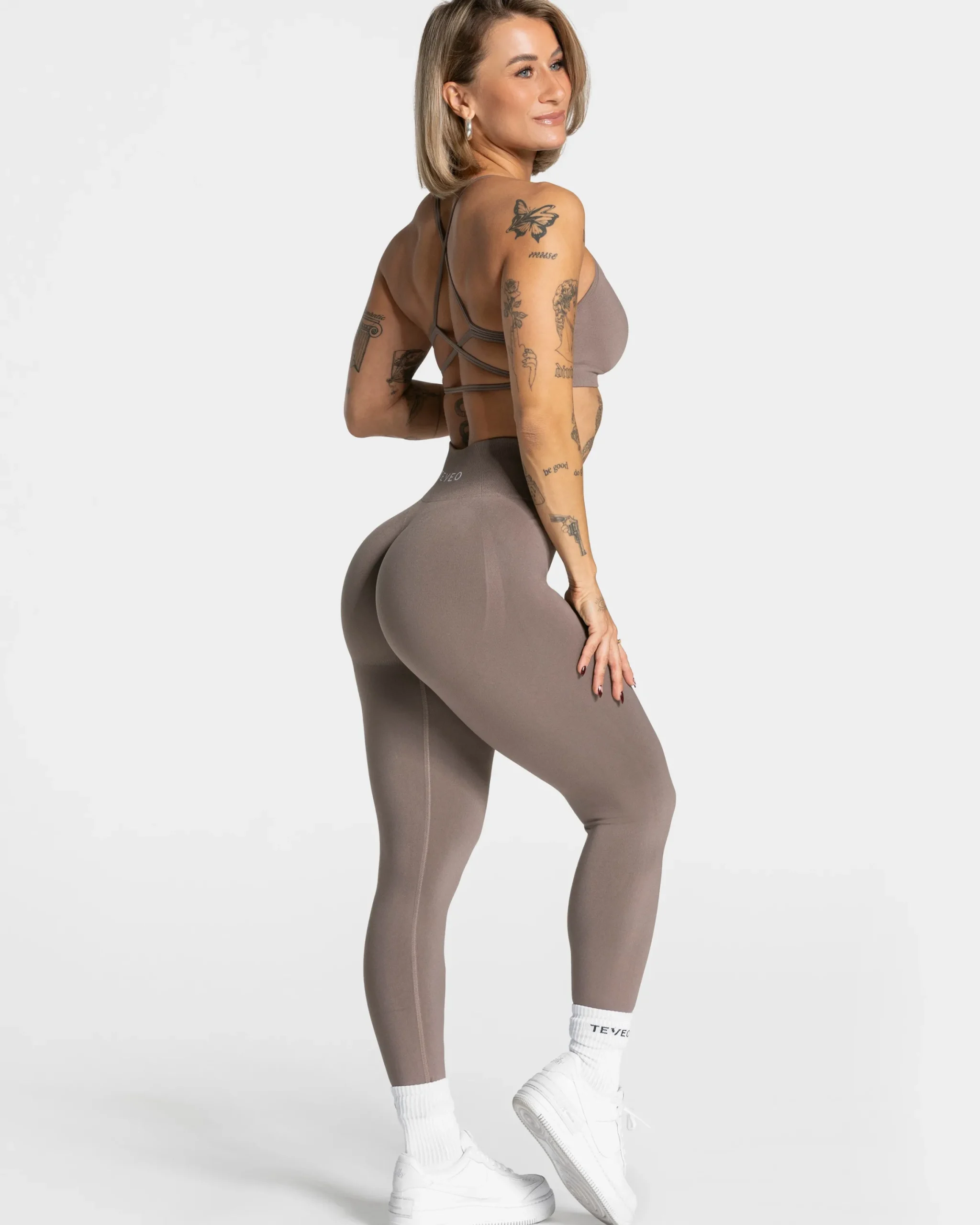 Discount Legging Pure Covert Scrunch « moka » Femme Leggings