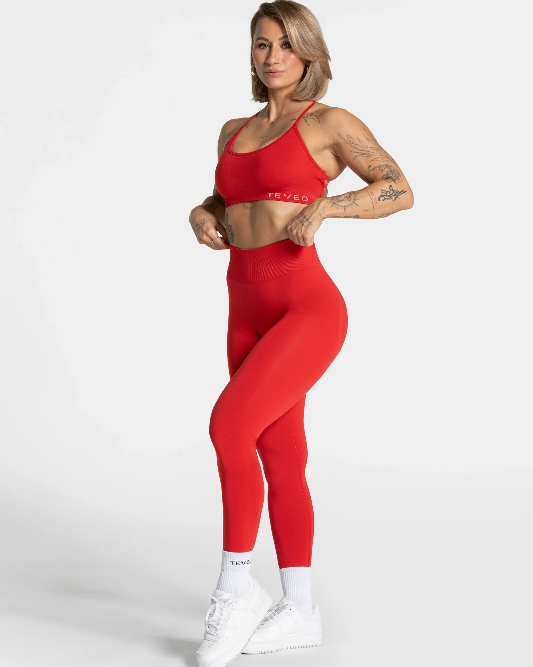 Hot Legging Pure Covert Scrunch « rouge » Femme Leggings