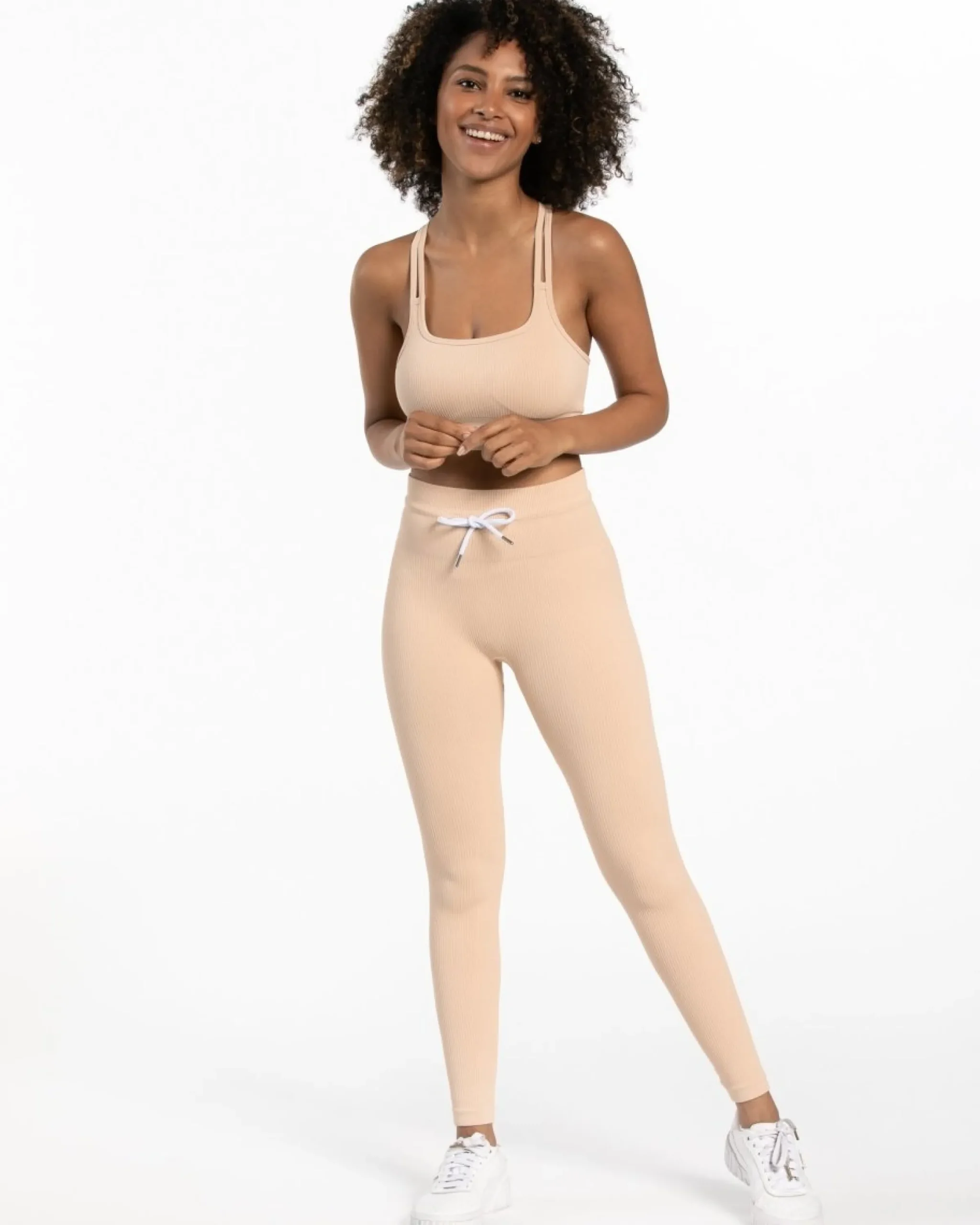 Outlet Legging Ribbed « couleur chair » Femme Leggings