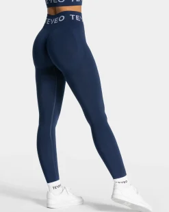 Discount Legging Signature Scrunch « bleu foncé » Femme Leggings