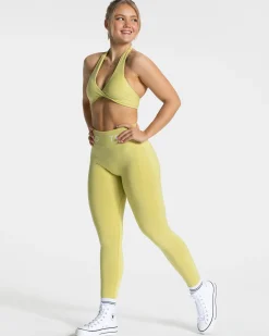 Fashion Legging Signature Scrunch « Lime » Femme Leggings