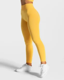 Online Legging Statement Scrunch « jaune » Femme Leggings