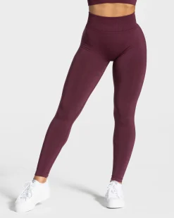 Online Legging Statement Scrunch « prune » Femme Leggings