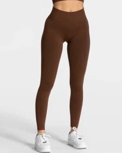 Hot Legging Statement Scrunch « café » Femme Leggings