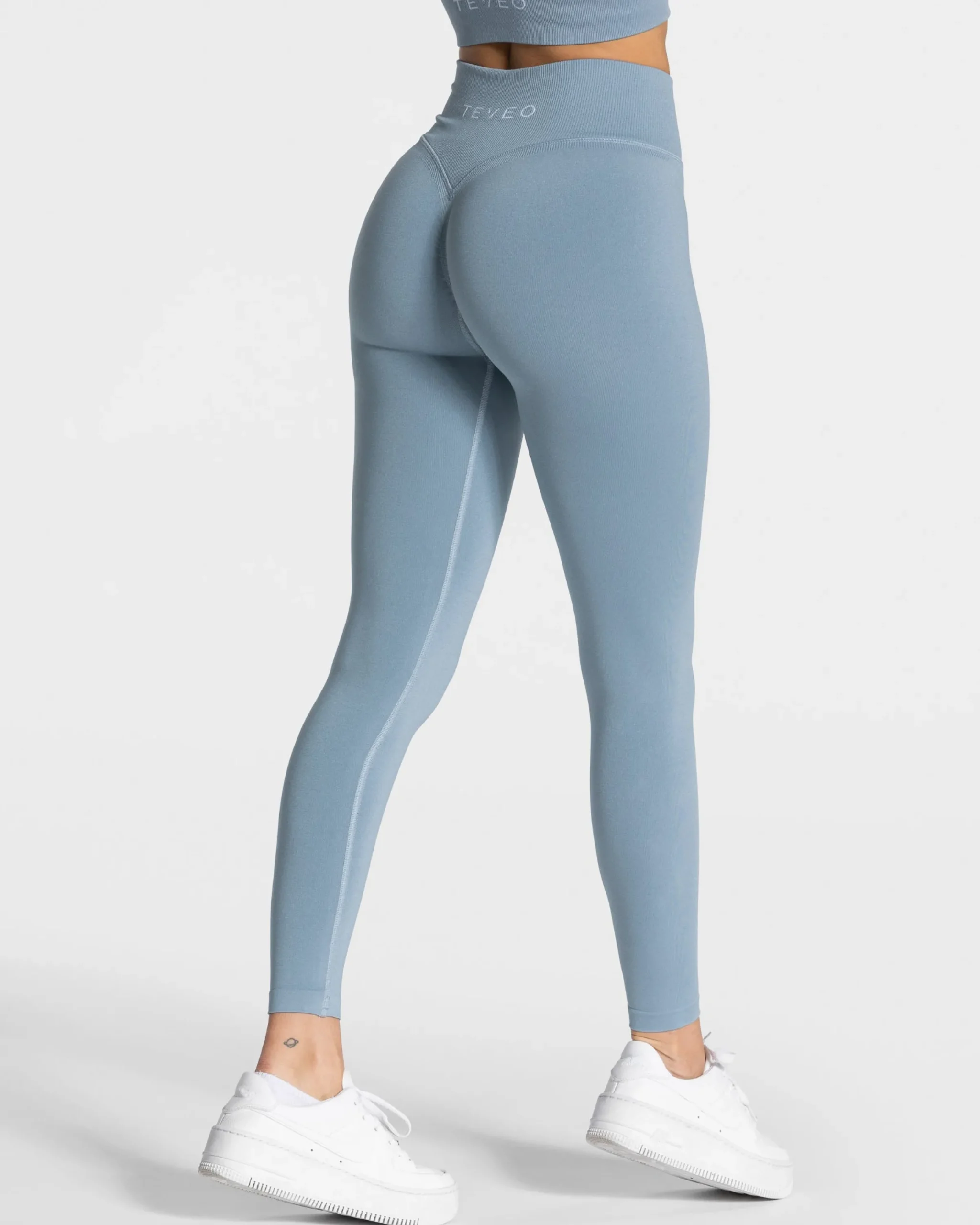 Outlet Legging Statement Scrunch « bleu acier » Femme Leggings