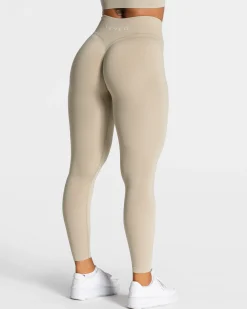 New Legging Statement Scrunch « sable » Femme Leggings