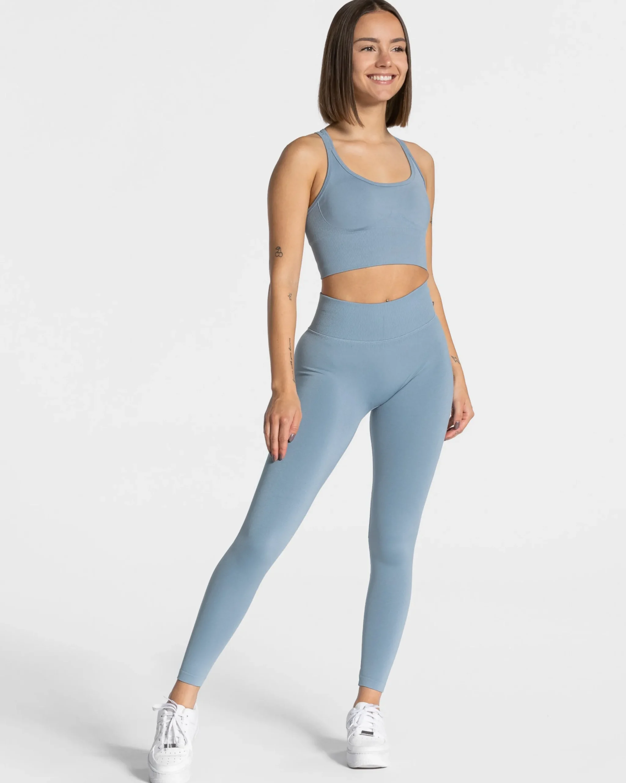 Outlet Legging Statement Scrunch « bleu acier » Femme Leggings