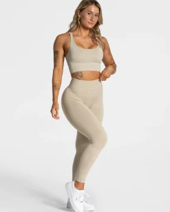 New Legging Statement Scrunch « sable » Femme Leggings