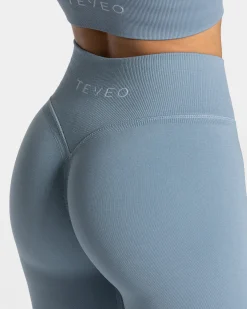 Outlet Legging Statement Scrunch « bleu acier » Femme Leggings
