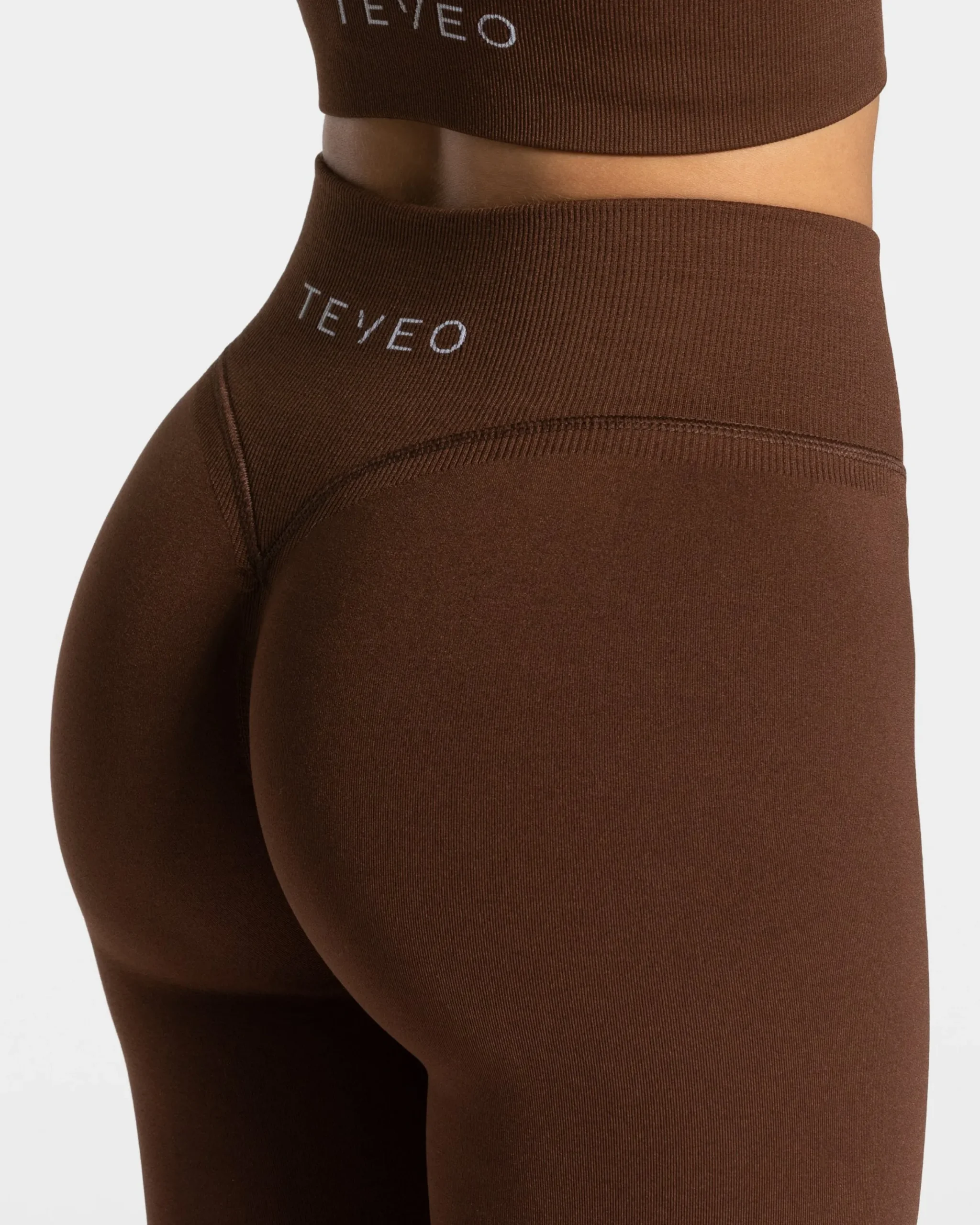 Hot Legging Statement Scrunch « café » Femme Leggings