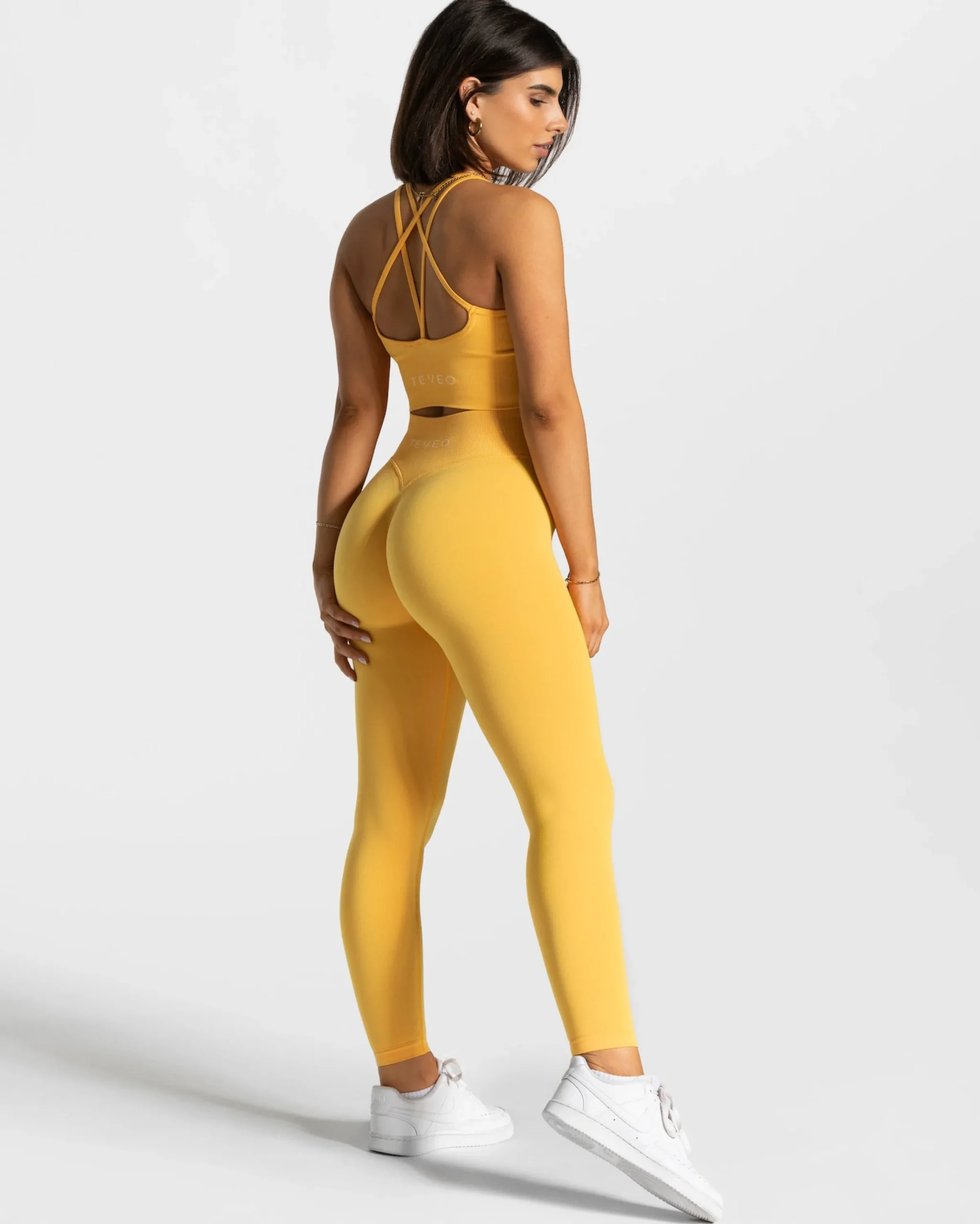 Online Legging Statement Scrunch « jaune » Femme Leggings