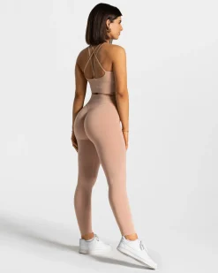 New Legging Statement Scrunch « rose pâle » Femme Leggings