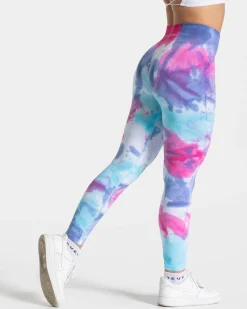 Clearance Legging Tie Dye Scrunch « Cold » Femme Leggings