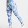 Outlet Legging Tie Dye Scrunch « Ocean » Femme Leggings