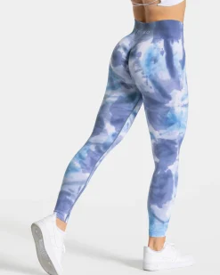 Outlet Legging Tie Dye Scrunch « Ocean » Femme Leggings
