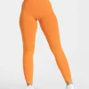Clearance Legging Timeless Scrunch « orange » Femme Leggings