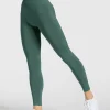 Discount Legging Timeless Scrunch « vert foncé » Femme Leggings