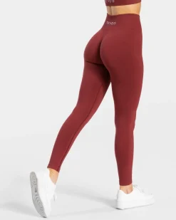 Online Legging Timeless Scrunch « bordeaux » Femme Leggings