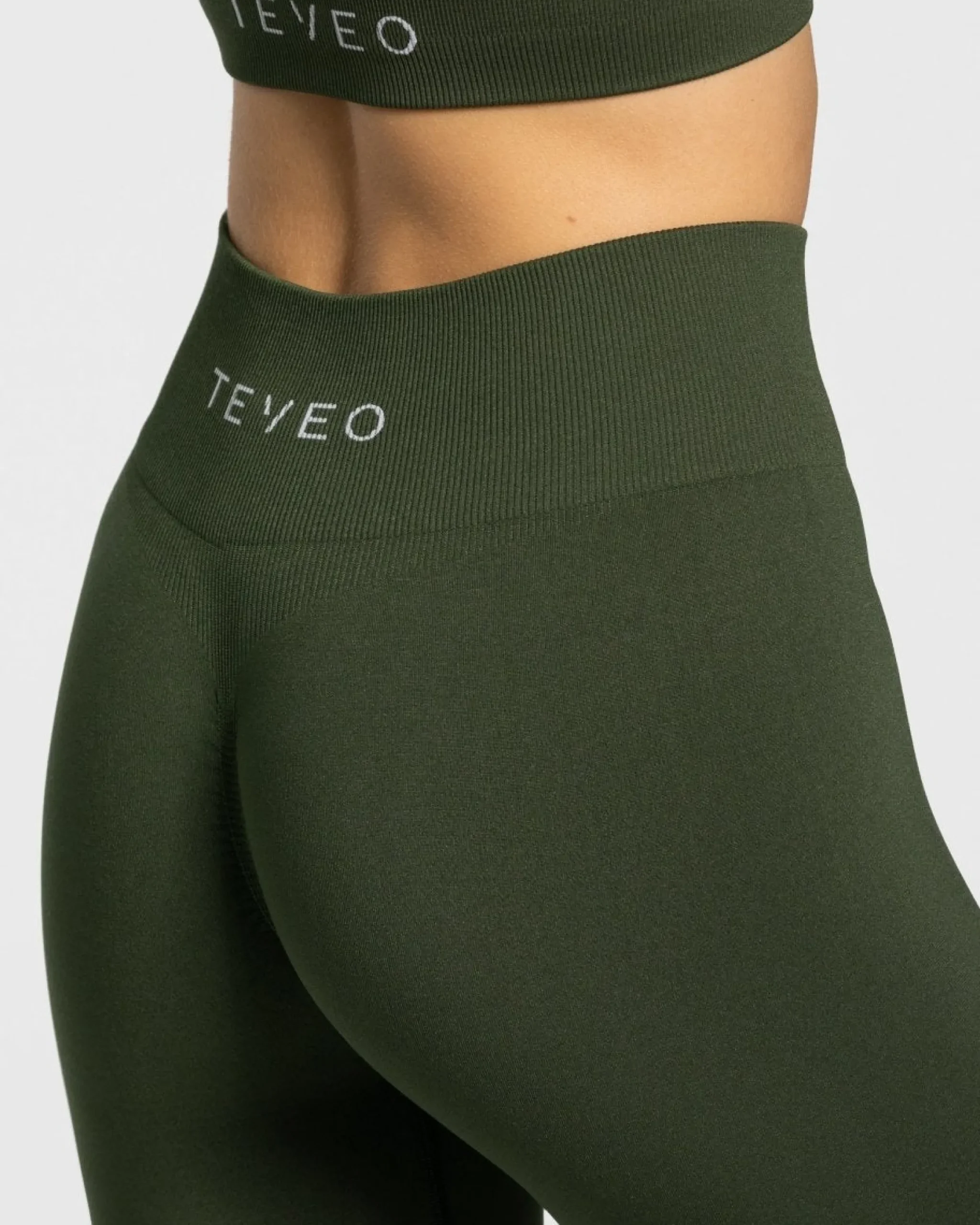 Clearance Legging Timeless Scrunch « kaki » Femme Leggings
