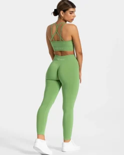 Online Legging Timeless Scrunch « olive » Femme Leggings