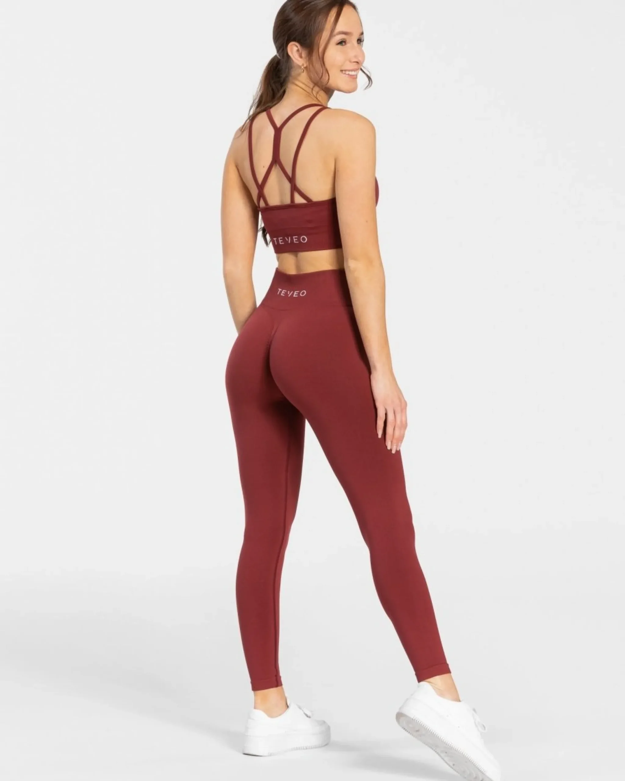 Online Legging Timeless Scrunch « bordeaux » Femme Leggings