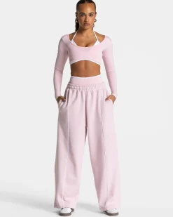 Fashion Pantalon de jogging Ignite Wide Leg « rose » Femme Pantalons De Jogging