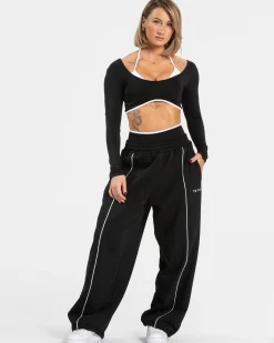 Online Pantalon de jogging Ignite Wide Leg « noir » Femme Pantalons De Jogging