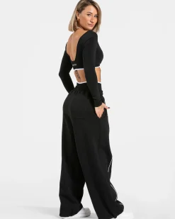 Online Pantalon de jogging Ignite Wide Leg « noir » Femme Pantalons De Jogging