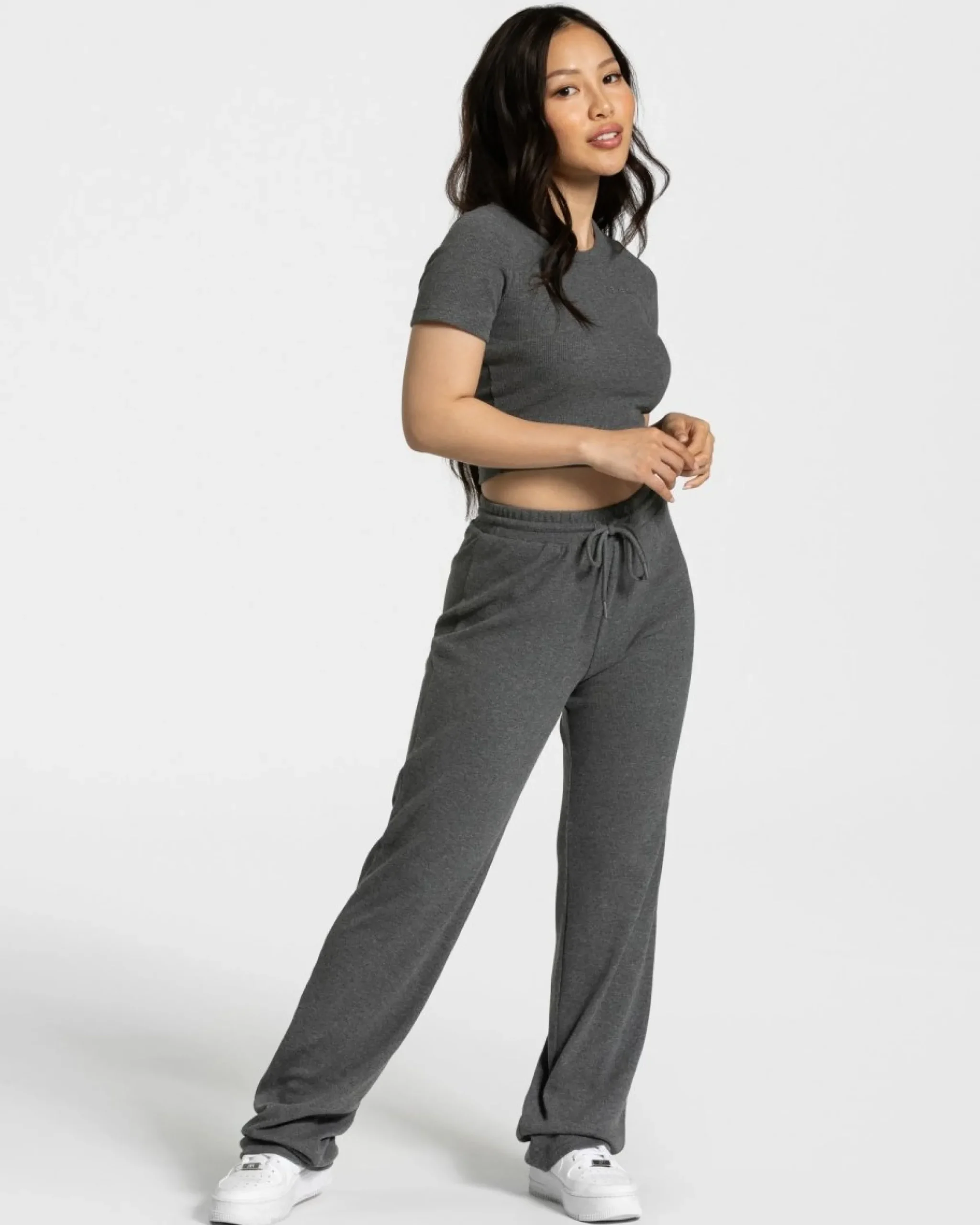 Outlet Pantalon Lounge « gris foncé » Femme Pantalons De Jogging