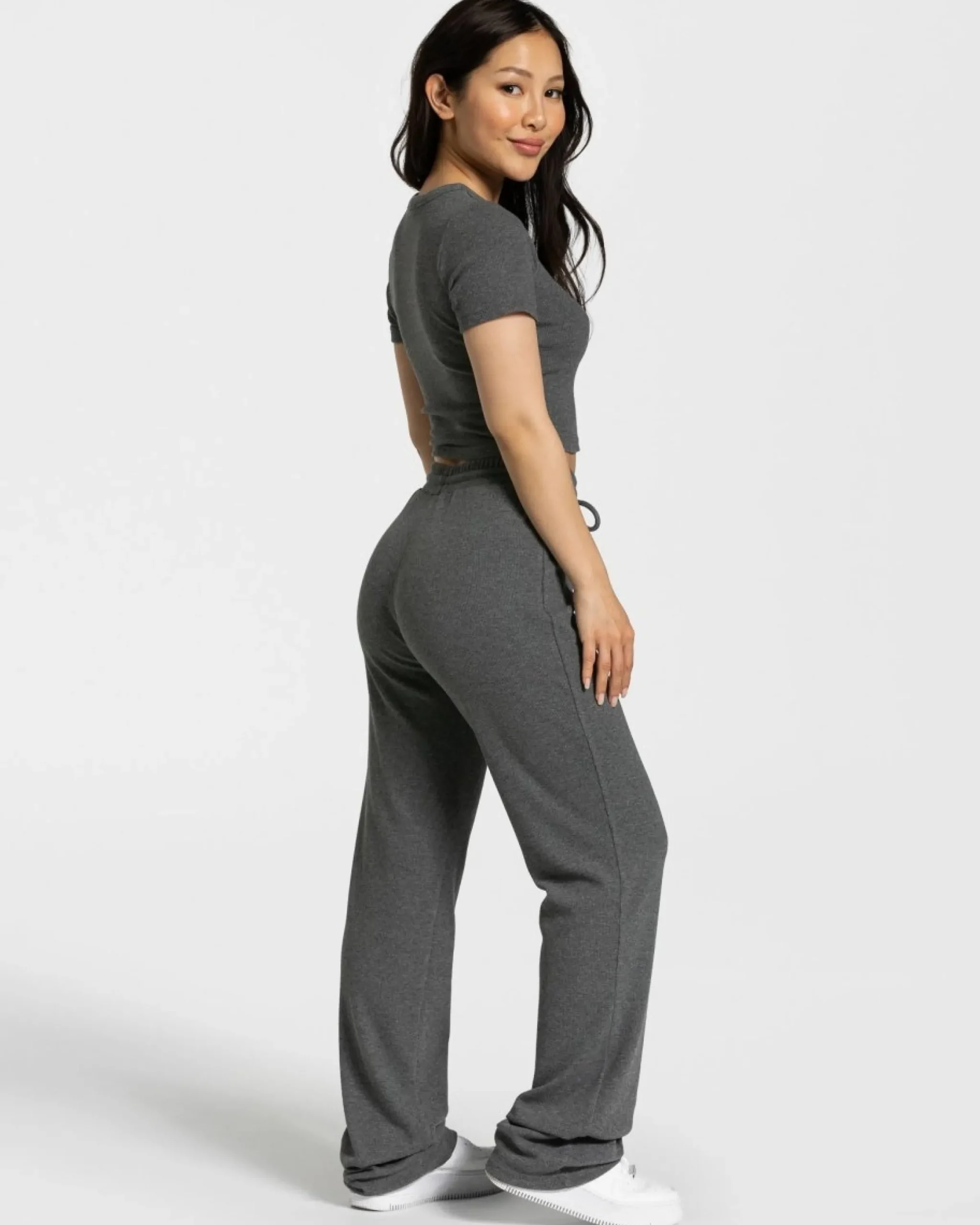 Outlet Pantalon Lounge « gris foncé » Femme Pantalons De Jogging