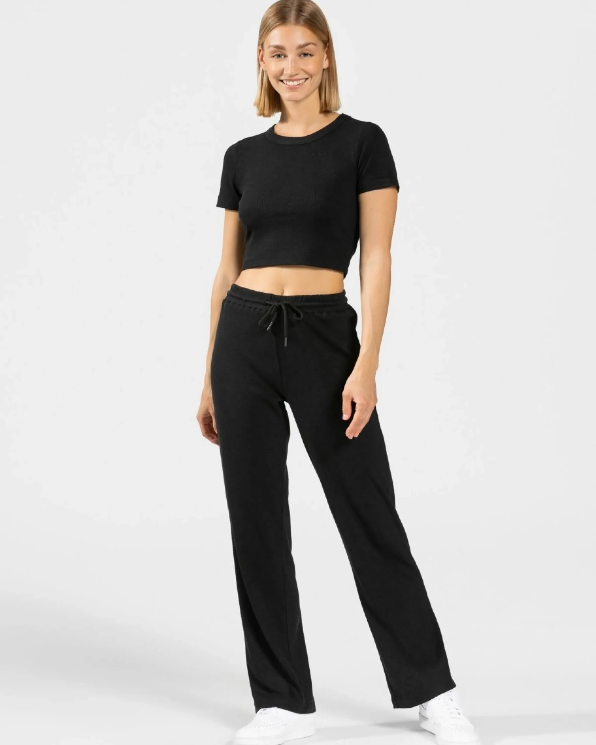 Outlet Pantalon Lounge « noir » Femme Pantalons De Jogging