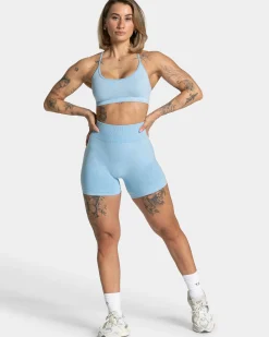 Discount Short Acid Covert scrunch « bleu layette » Femme Shorts