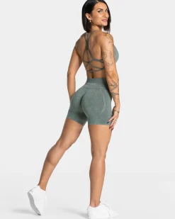 Online Short Acid Covert scrunch « Basil » Femme Shorts