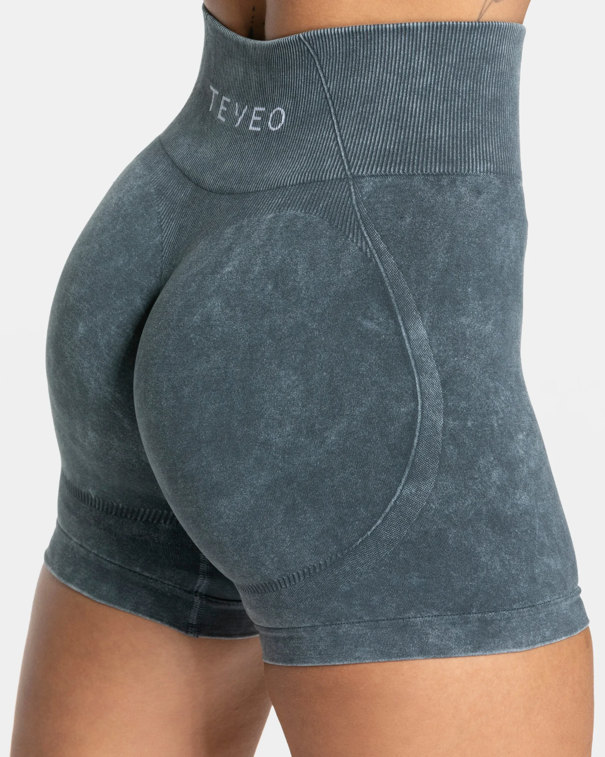 Hot Short Acid Covert scrunch « bleu marine » Femme Shorts