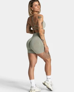 Best Short Acid Covert scrunch « vert sauge » Femme Shorts