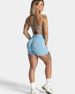 Discount Short Acid Covert scrunch « bleu layette » Femme Shorts