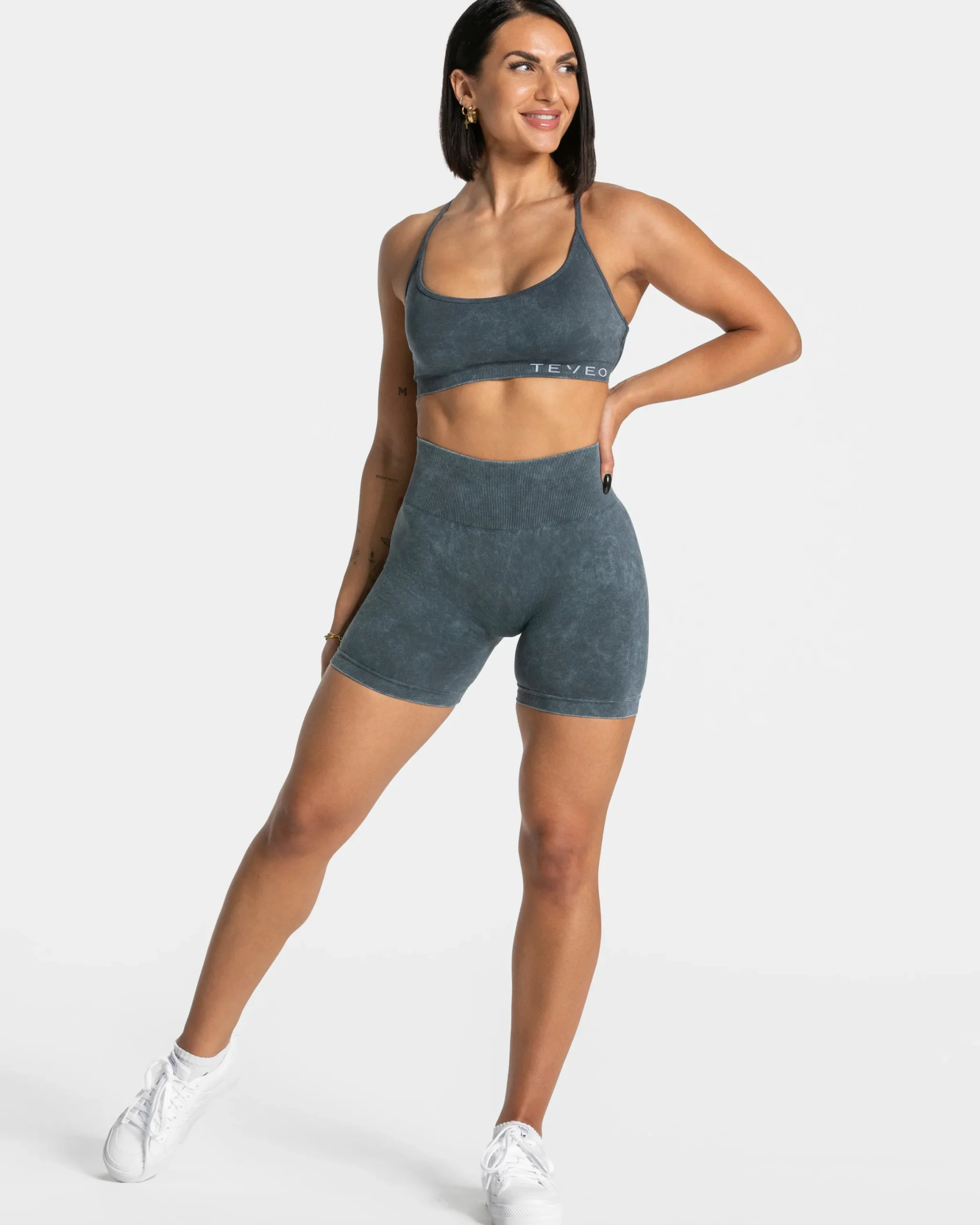 Hot Short Acid Covert scrunch « bleu marine » Femme Shorts