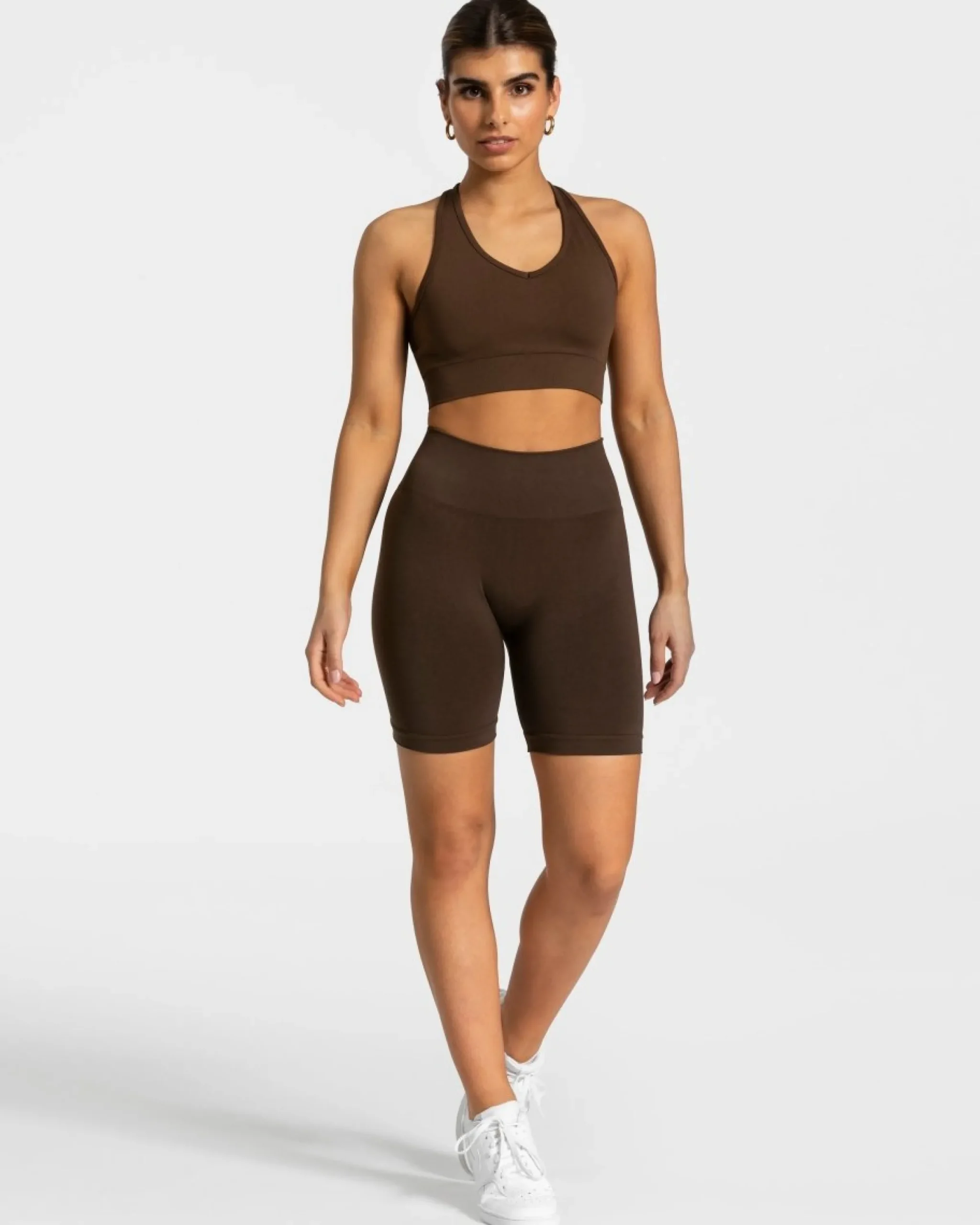 Online Short Classy « marron foncé » Femme Shorts