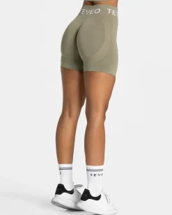 Online Short Covert Scrunch Signature « Kaki » Femme Shorts